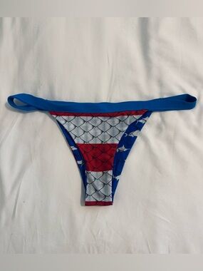 Pelagic Women’s Reversible American Flag Fishing bikini bottom